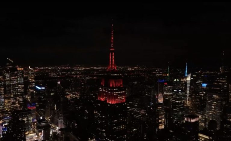 Empire State Building Shines Red, Sparking Meltdowns from the Left